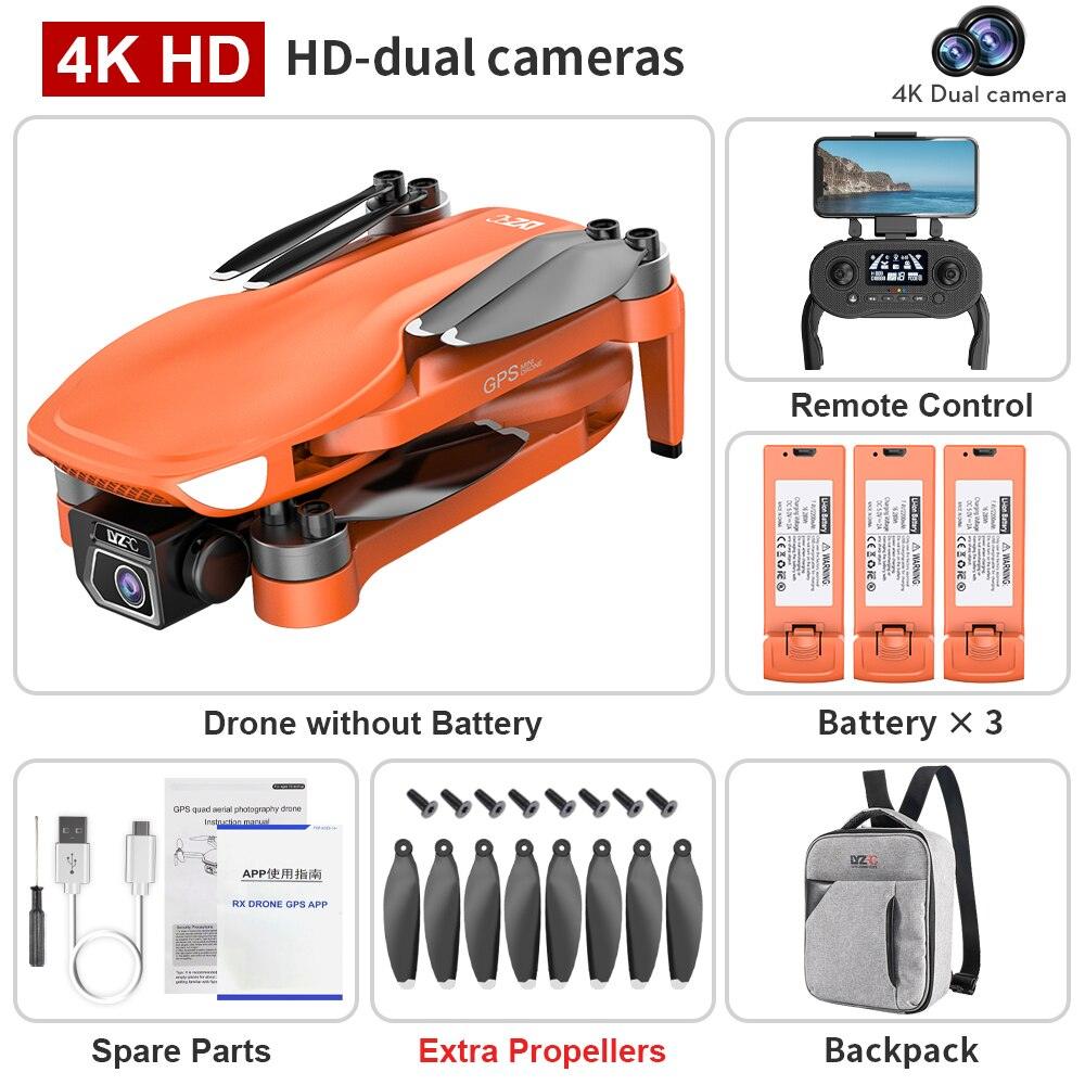 L500 PRO GPS Drone - Professional Aerial Photography Camera Drone 4K HD Dual HD Camera Brushless Motor Foldable Quadcopter RC Distance1200M Professional Camera Drone 20 L500 PRO GPS Drone - Professional Aerial Photography Camera Drone 4K HD Dual HD Camera Brushless Motor Foldable Quadcopter RC Distance1200M Professional Camera Drone — изображение 20