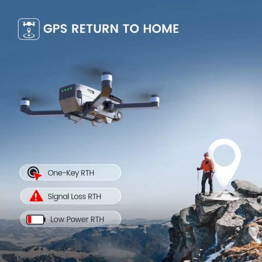 Holy Stone HS720G Drone - 2-Axis Gimbal GPS Foldable 4K HD EIS Camera 5G WiFi FPV Brushless Motor Professional Camera Drone 6 Holy Stone HS720G Drone - 2-Axis Gimbal GPS Foldable 4K HD EIS Camera 5G WiFi FPV Brushless Motor Professional Camera Drone - Image 6