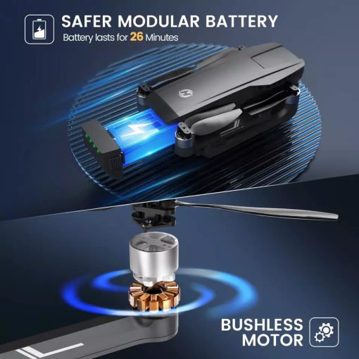 Holy Stone HS720G Drone - 2-Axis Gimbal GPS Foldable 4K HD EIS Camera 5G WiFi FPV Brushless Motor Professional Camera Drone 5 Holy Stone HS720G Drone - 2-Axis Gimbal GPS Foldable 4K HD EIS Camera 5G WiFi FPV Brushless Motor Professional Camera Drone - Image 5