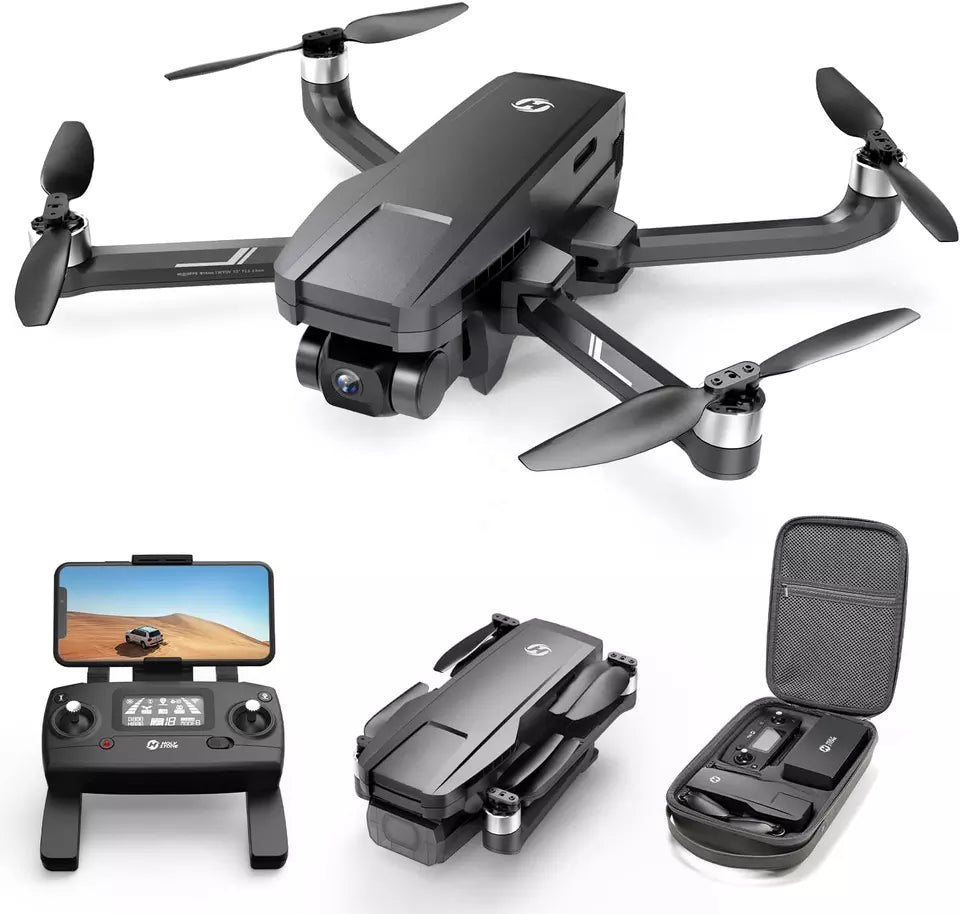 Holy Stone HS720G Drone - 2-Axis Gimbal GPS Foldable 4K HD EIS Camera 5G WiFi FPV Brushless Motor Professional Camera Drone