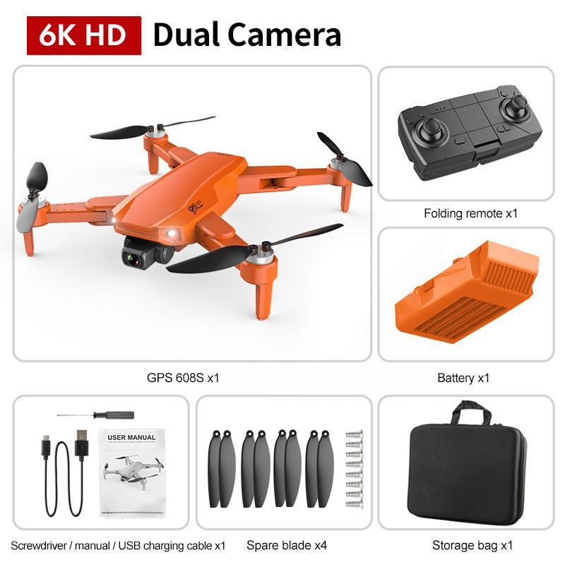 S608 Pro GPS Drone - 6K HD Dual HD Camera RC Distance 3KM WIFI FPV Brushless Motor RC Foldable Quadcopter Toy Professional Aerial Camera Drone Professional Camera Drone 15 S608 Pro GPS Drone - 6K HD Dual HD Camera RC Distance 3KM WIFI FPV Brushless Motor RC Foldable Quadcopter Toy Professional Aerial Camera Drone Professional Camera Drone — изображение 15