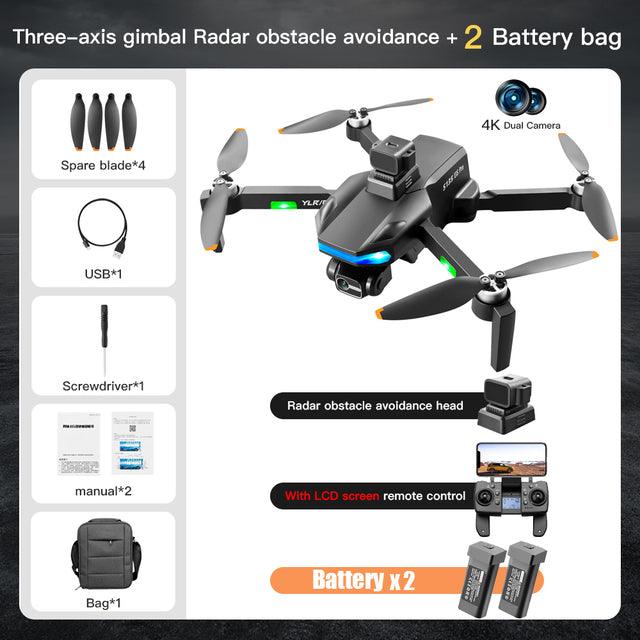 S135 Drone - 8K HD ESC Dual Camera GPS 5G 28 Minutes 3-Axis Gimbal Brushless Motor Professional Camera Drone 17 S135 Drone - 8K HD ESC Dual Camera GPS 5G 28 Minutes 3-Axis Gimbal Brushless Motor Professional Camera Drone — изображение 17