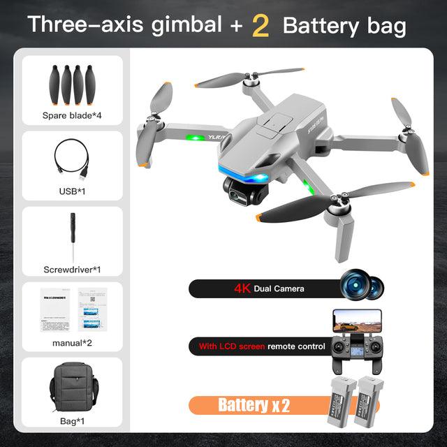 S135 Drone - 8K HD ESC Dual Camera GPS 5G 28 Minutes 3-Axis Gimbal Brushless Motor Professional Camera Drone 14 S135 Drone - 8K HD ESC Dual Camera GPS 5G 28 Minutes 3-Axis Gimbal Brushless Motor Professional Camera Drone — изображение 14