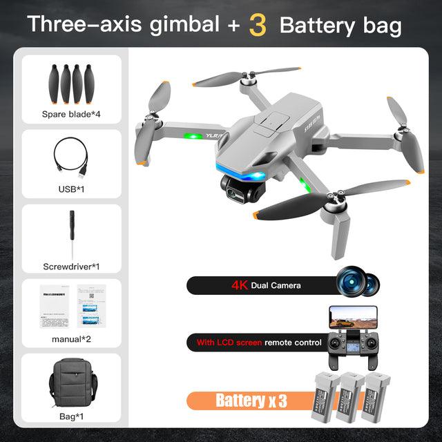 S135 Drone - 8K HD ESC Dual Camera GPS 5G 28 Minutes 3-Axis Gimbal Brushless Motor Professional Camera Drone 15 S135 Drone - 8K HD ESC Dual Camera GPS 5G 28 Minutes 3-Axis Gimbal Brushless Motor Professional Camera Drone — изображение 15