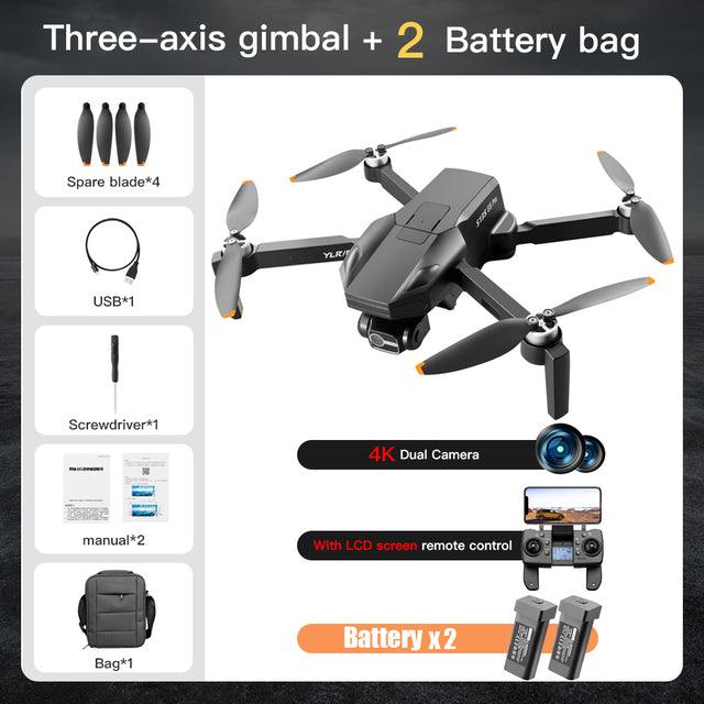 S135 Drone - 8K HD ESC Dual Camera GPS 5G 28 Minutes 3-Axis Gimbal Brushless Motor Professional Camera Drone 10 S135 Drone - 8K HD ESC Dual Camera GPS 5G 28 Minutes 3-Axis Gimbal Brushless Motor Professional Camera Drone — изображение 10