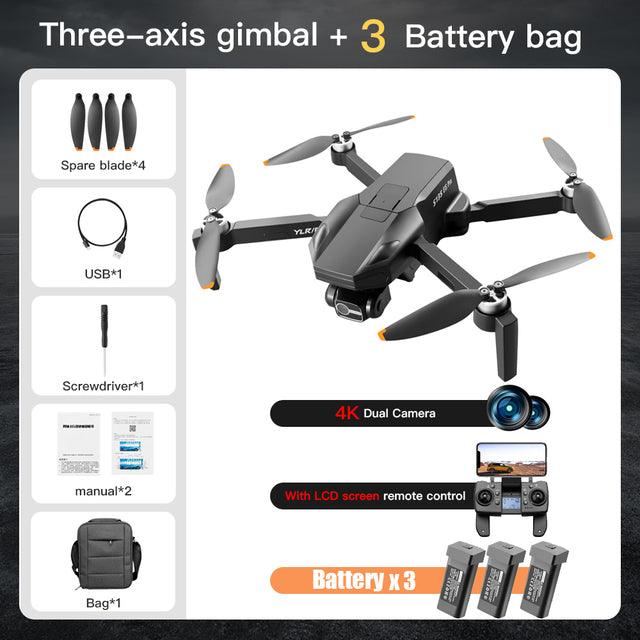 S135 Drone - 8K HD ESC Dual Camera GPS 5G 28 Minutes 3-Axis Gimbal Brushless Motor Professional Camera Drone 11 S135 Drone - 8K HD ESC Dual Camera GPS 5G 28 Minutes 3-Axis Gimbal Brushless Motor Professional Camera Drone — изображение 11