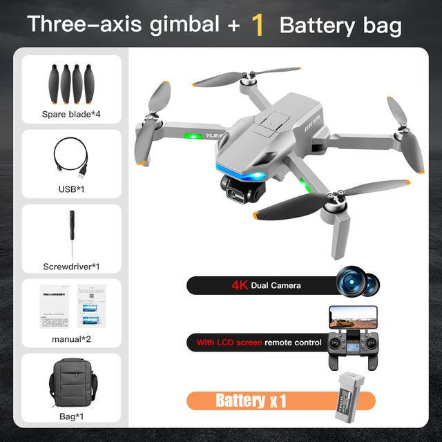 S135 Drone - 8K HD ESC Dual Camera GPS 5G 28 Minutes 3-Axis Gimbal Brushless Motor Professional Camera Drone 12 S135 Drone - 8K HD ESC Dual Camera GPS 5G 28 Minutes 3-Axis Gimbal Brushless Motor Professional Camera Drone — изображение 12