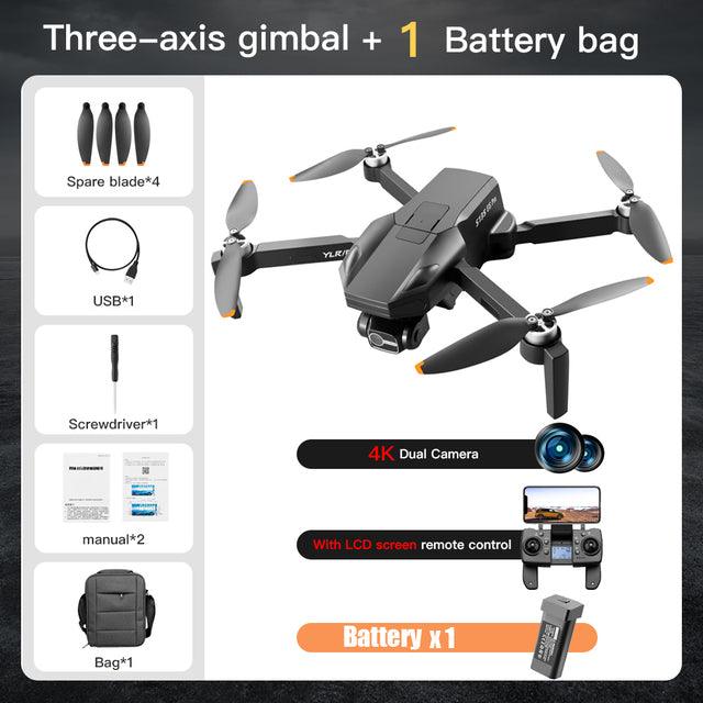 S135 Drone - 8K HD ESC Dual Camera GPS 5G 28 Minutes 3-Axis Gimbal Brushless Motor Professional Camera Drone 9 S135 Drone - 8K HD ESC Dual Camera GPS 5G 28 Minutes 3-Axis Gimbal Brushless Motor Professional Camera Drone — изображение 9