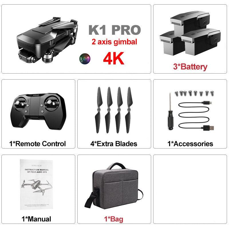 VISUO ZEN K1 PRO Drone - 4K HD Camera 2 Axis Gimbal WiFi FPV GPS 5G 600M Distance Professional Drones Brushless Foldable Quadcopter Professional Camera Drone 3 VISUO ZEN K1 PRO Drone - 4K HD Camera 2 Axis Gimbal WiFi FPV GPS 5G 600M Distance Professional Drones Brushless Foldable Quadcopter Professional Camera Drone — изображение 3