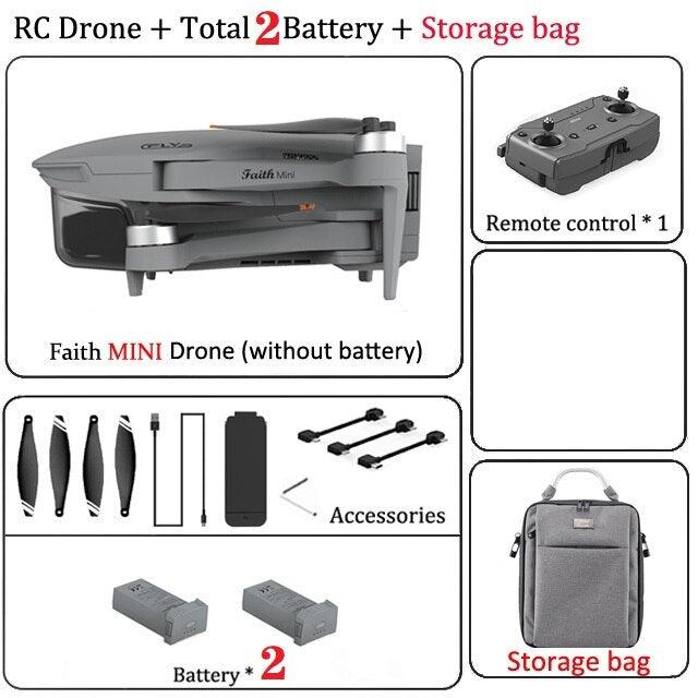 CFLY Faith MINI Drone - 230g GPS Drone With 4K HD Camera 3-Axis Gimbal Professional RC Quadcopter 26min Flight 3KM MINI Helicopter 7 CFLY Faith MINI Drone - 230g GPS Drone With 4K HD Camera 3-Axis Gimbal Professional RC Quadcopter 26min Flight 3KM MINI Helicopter - Image 7