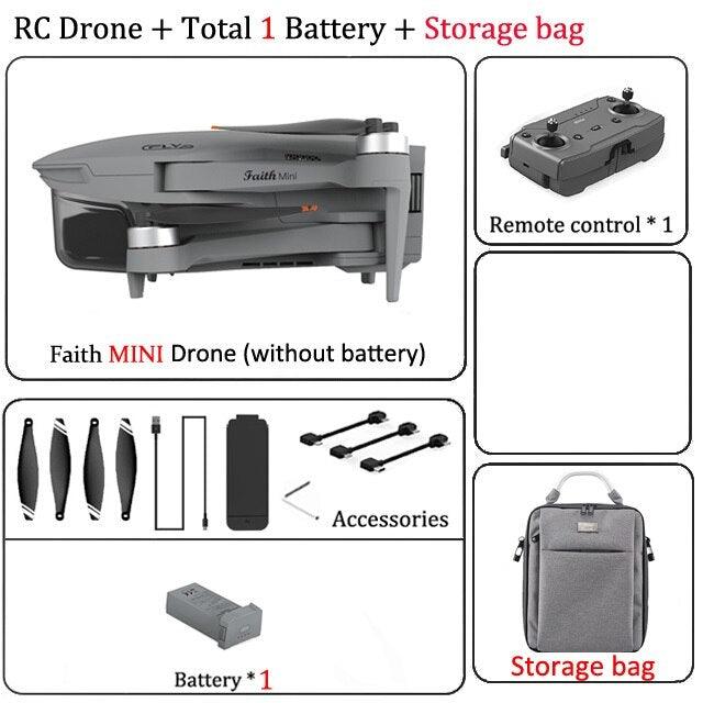 CFLY Faith MINI Drone - 230g GPS Drone With 4K HD Camera 3-Axis Gimbal Professional RC Quadcopter 26min Flight 3KM MINI Helicopter 6 CFLY Faith MINI Drone - 230g GPS Drone With 4K HD Camera 3-Axis Gimbal Professional RC Quadcopter 26min Flight 3KM MINI Helicopter - Image 6