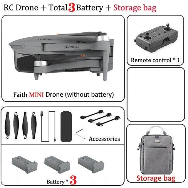 CFLY Faith MINI Drone - 230g GPS Drone With 4K HD Camera 3-Axis Gimbal Professional RC Quadcopter 26min Flight 3KM MINI Helicopter 5 CFLY Faith MINI Drone - 230g GPS Drone With 4K HD Camera 3-Axis Gimbal Professional RC Quadcopter 26min Flight 3KM MINI Helicopter - Image 5