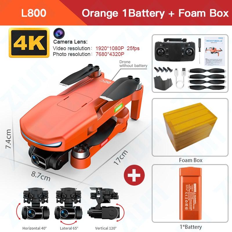 L800 Pro 2 Drone - 4K HD Camera 3-Axis Gimbal 5G WIFI Dron Obstacle Avoidance Brushless Motor RC Professional FPV Quadcopter Professional Camera Drone 11 L800 Pro 2 Drone - 4K HD Camera 3-Axis Gimbal 5G WIFI Dron Obstacle Avoidance Brushless Motor RC Professional FPV Quadcopter Professional Camera Drone — изображение 11