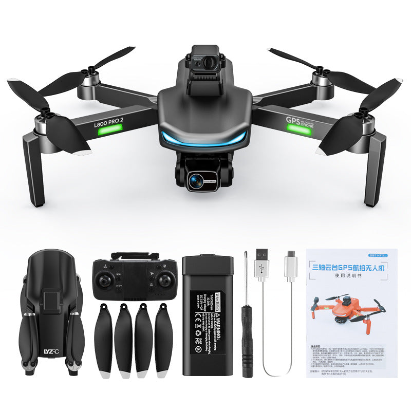 L800 Pro 2 Drone - 4K HD Camera 3-Axis Gimbal 5G WIFI Dron Obstacle Avoidance Brushless Motor RC Professional FPV Quadcopter Professional Camera Drone 1 L800 Pro 2 Drone - 4K HD Camera 3-Axis Gimbal 5G WIFI Dron Obstacle Avoidance Brushless Motor RC Professional FPV Quadcopter Professional Camera Drone