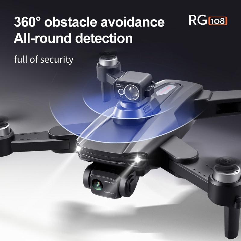RG108 /RG108 Pro GPS Drone - Professional 4K HD Camera FPV Obstacle Acoidance Brushless Motor Foldable Quadcopter Dron Professional Camera Drone 28 RG108 /RG108 Pro GPS Drone - Professional 4K HD Camera FPV Obstacle Acoidance Brushless Motor Foldable Quadcopter Dron Professional Camera Drone - الصورة 28