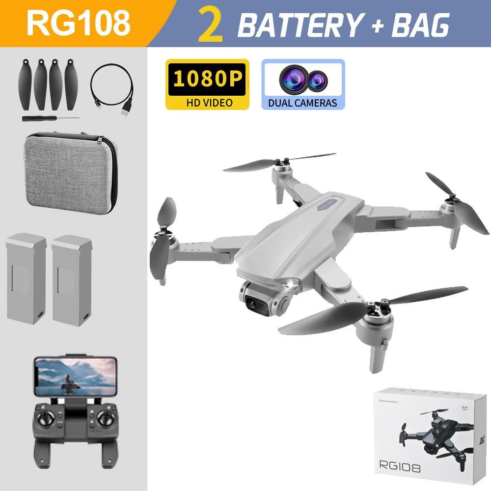 RG108 /RG108 Pro GPS Drone - Professional 4K HD Camera FPV Obstacle Acoidance Brushless Motor Foldable Quadcopter Dron Professional Camera Drone 18 RG108 /RG108 Pro GPS Drone - Professional 4K HD Camera FPV Obstacle Acoidance Brushless Motor Foldable Quadcopter Dron Professional Camera Drone - الصورة 18
