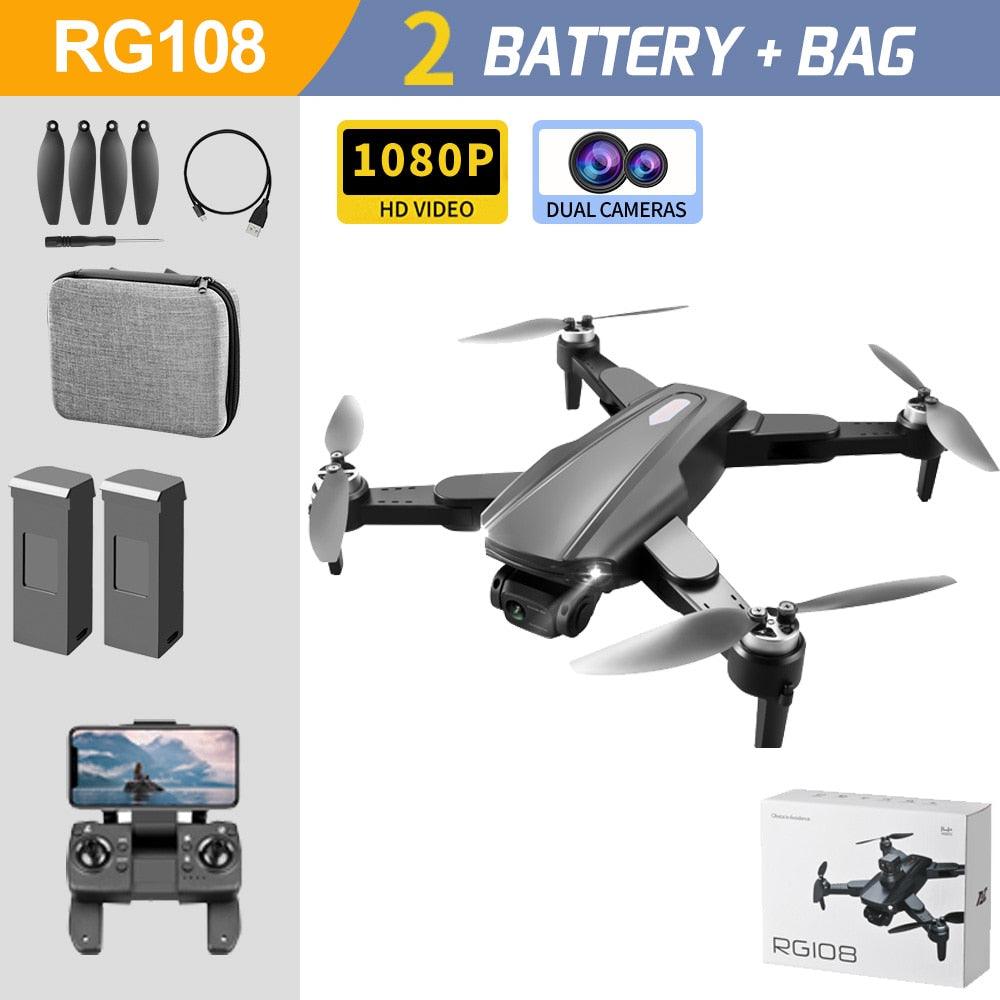 RG108 /RG108 Pro GPS Drone - Professional 4K HD Camera FPV Obstacle Acoidance Brushless Motor Foldable Quadcopter Dron Professional Camera Drone 16 RG108 /RG108 Pro GPS Drone - Professional 4K HD Camera FPV Obstacle Acoidance Brushless Motor Foldable Quadcopter Dron Professional Camera Drone - الصورة 16