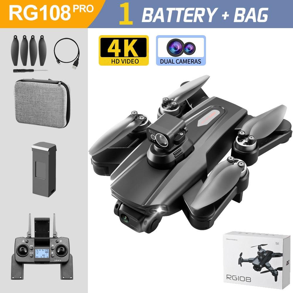 RG108 /RG108 Pro GPS Drone - Professional 4K HD Camera FPV Obstacle Acoidance Brushless Motor Foldable Quadcopter Dron Professional Camera Drone 15 RG108 /RG108 Pro GPS Drone - Professional 4K HD Camera FPV Obstacle Acoidance Brushless Motor Foldable Quadcopter Dron Professional Camera Drone - الصورة 15