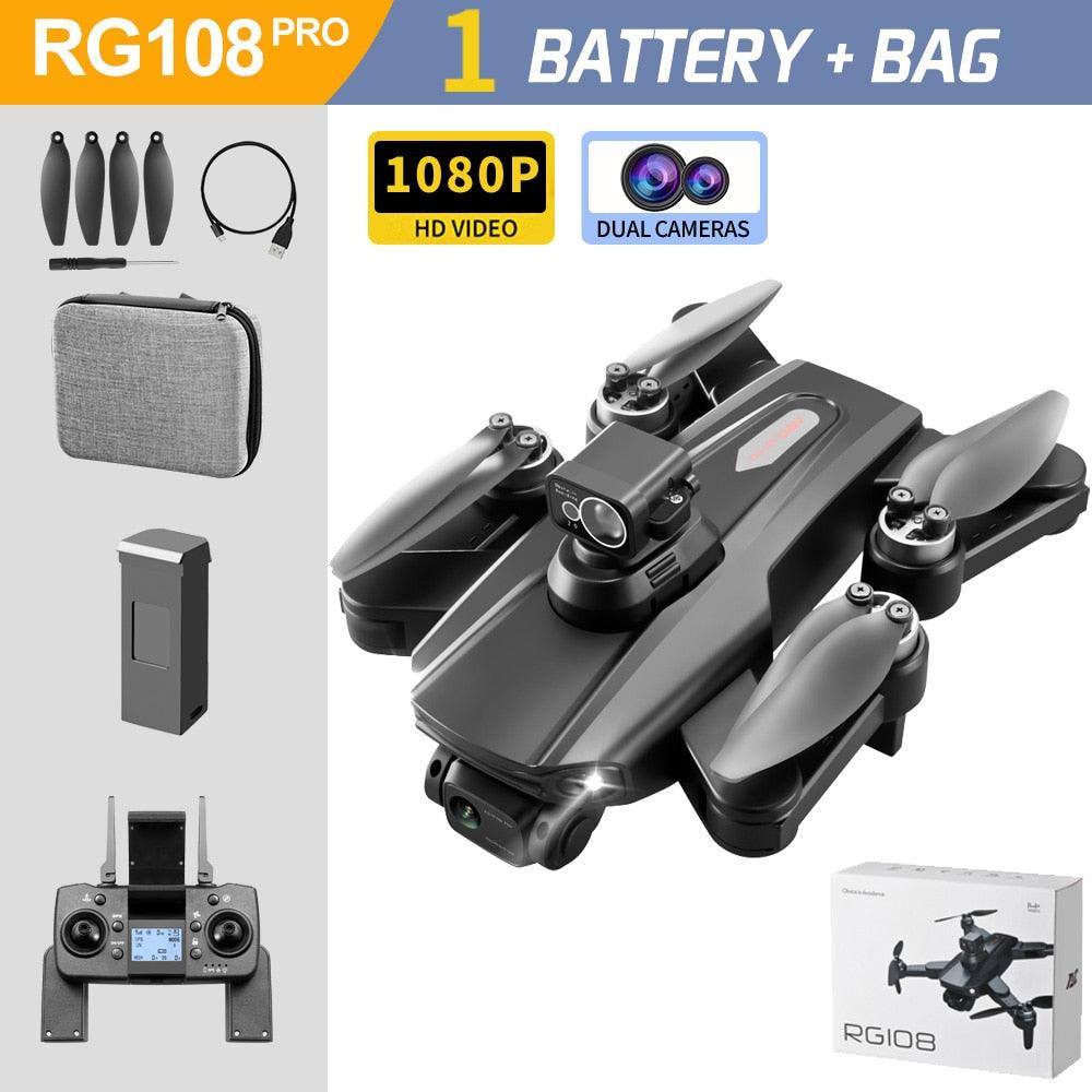 RG108 /RG108 Pro GPS Drone - Professional 4K HD Camera FPV Obstacle Acoidance Brushless Motor Foldable Quadcopter Dron Professional Camera Drone 11 RG108 /RG108 Pro GPS Drone - Professional 4K HD Camera FPV Obstacle Acoidance Brushless Motor Foldable Quadcopter Dron Professional Camera Drone - الصورة 11
