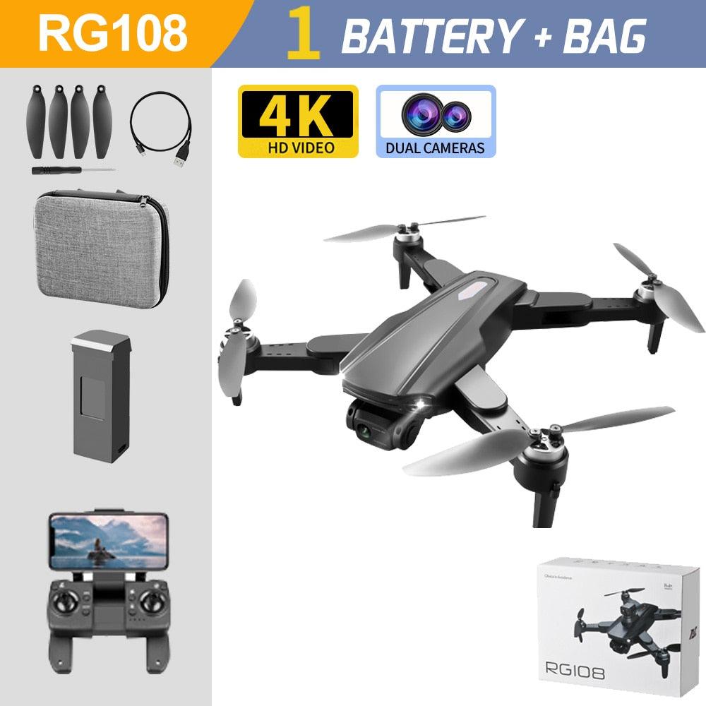 RG108 /RG108 Pro GPS Drone - Professional 4K HD Camera FPV Obstacle Acoidance Brushless Motor Foldable Quadcopter Dron Professional Camera Drone 9 RG108 /RG108 Pro GPS Drone - Professional 4K HD Camera FPV Obstacle Acoidance Brushless Motor Foldable Quadcopter Dron Professional Camera Drone - الصورة 9