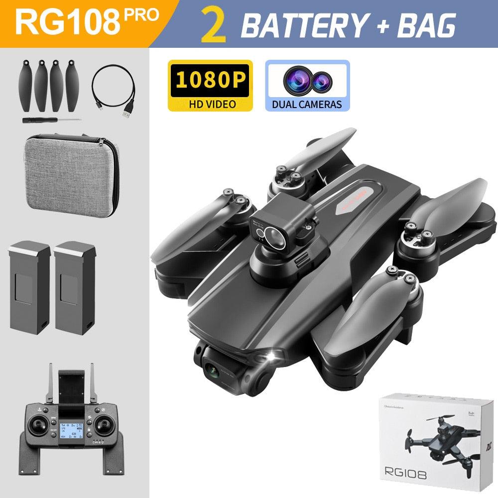 RG108 /RG108 Pro GPS Drone - Professional 4K HD Camera FPV Obstacle Acoidance Brushless Motor Foldable Quadcopter Dron Professional Camera Drone 8 RG108 /RG108 Pro GPS Drone - Professional 4K HD Camera FPV Obstacle Acoidance Brushless Motor Foldable Quadcopter Dron Professional Camera Drone - الصورة 8