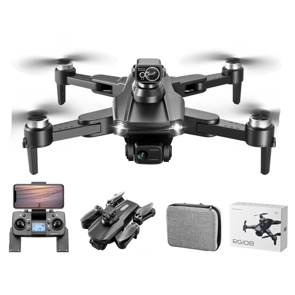 RG108 /RG108 Pro GPS Drone - Professional 4K HD Camera FPV Obstacle Acoidance Brushless Motor Foldable Quadcopter Dron Professional Camera Drone
