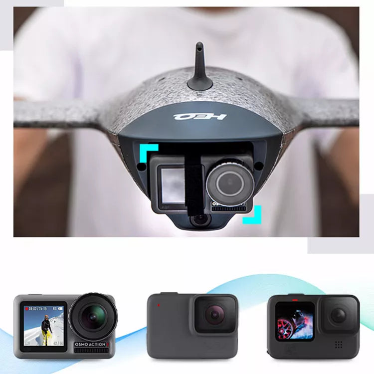 Swan K1 PRO VTOL Fixed Wing Drone - No Need Rudder Vertical Take Off Landing Professional Camera Drone