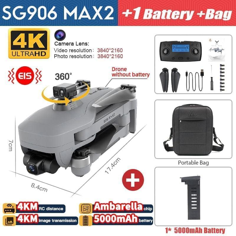 BEAST 3E SG906 MAX2 Drone - Professional FPV 4K HD Camera with 3-Axis Gimbal 5G WiFi Brushless GPS Quadcopter Obstacle Avoidance Professional Camera Drone 10 BEAST 3E SG906 MAX2 Drone - Professional FPV 4K HD Camera with 3-Axis Gimbal 5G WiFi Brushless GPS Quadcopter Obstacle Avoidance Professional Camera Drone — изображение 10