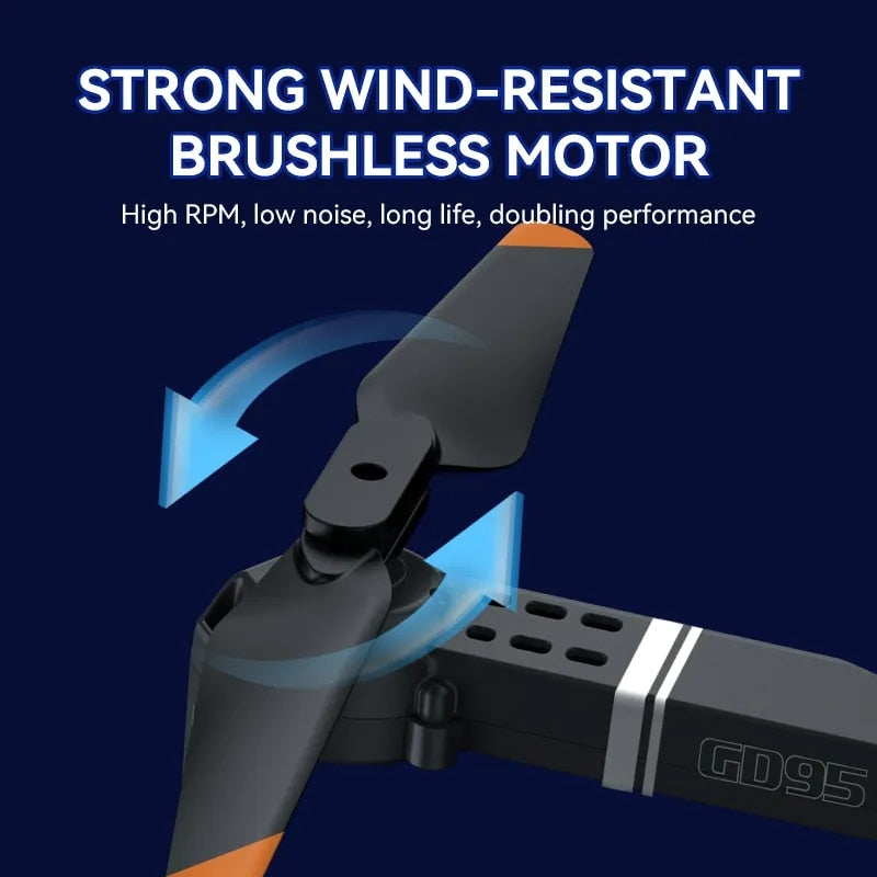 2024 GD95 Pro Max Drone - 8K HD Dual Camera Brushless Motors GPS Smart Follow RC Helicopter Quadrocopter Boy's Toys 8 2024 GD95 Pro Max Drone - 8K HD Dual Camera Brushless Motors GPS Smart Follow RC Helicopter Quadrocopter Boy's Toys - صورة 2024 GD95 Pro Max Drone - 8K HD Dual Camera Brushless Motors GPS Smart Follow RC Helicopter Quadrocopter Boy's Toys - صورة 8