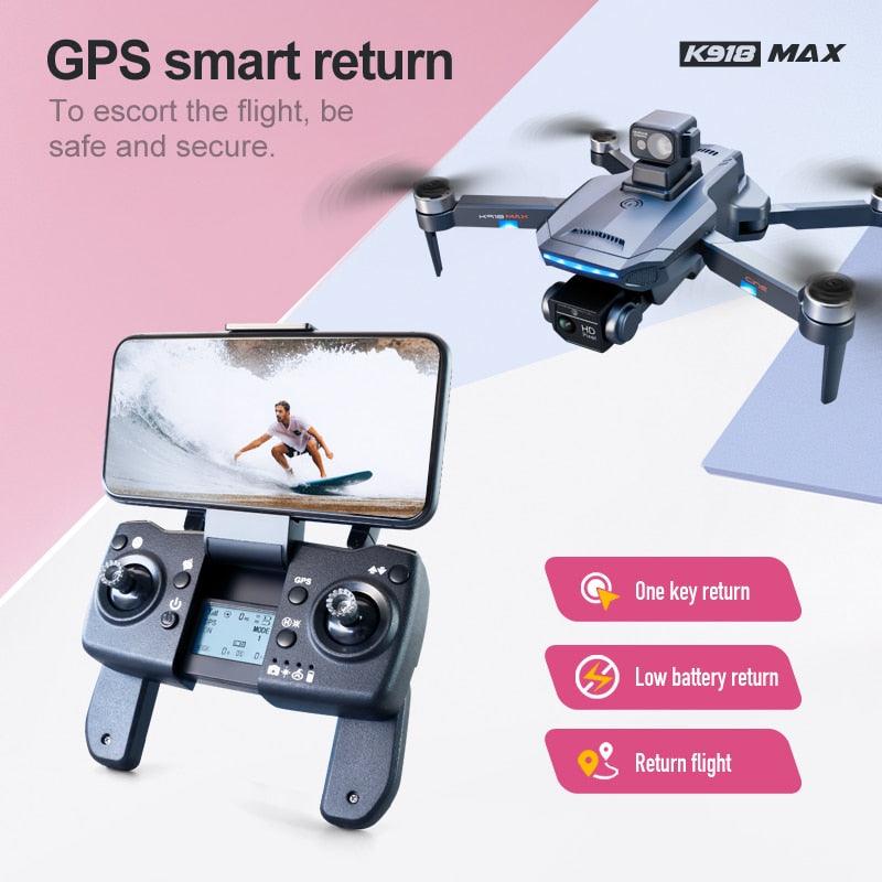XYRC K918 MAX GPS Drone - 4K HD Professional Obstacle Avoidance 8K HD DualHD Camera Brushless Foldable Quadcopter RC Distance 1200M Professional Camera Drone 18 XYRC K918 MAX GPS Drone - 4K HD Professional Obstacle Avoidance 8K HD DualHD Camera Brushless Foldable Quadcopter RC Distance 1200M Professional Camera Drone — изображение 18