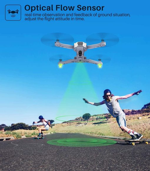 SYMA X500 4K HD Drone - with UHD Camera for Adults, Easy GPS Quadcopter for Beginner with 56mins Flight Time, Brush Motor, 5GHz FPV Transmission, Auto Return Home, Follow Me, Light Positioning, 2 Batteries Professional Camera Drone 8 SYMA X500 4K HD Drone - with UHD Camera for Adults, Easy GPS Quadcopter for Beginner with 56mins Flight Time, Brush Motor, 5GHz FPV Transmission, Auto Return Home, Follow Me, Light Positioning, 2 Batteries Professional Camera Drone - صورة SYMA X500 4K HD Drone - with UHD Camera for Adults, Easy GPS Quadcopter for Beginner with 56mins Flight Time, Brush Motor, 5GHz FPV Transmission, Auto Return Home, Follow Me, Light Positioning, 2 Batteries Professional Camera Drone - صورة 8