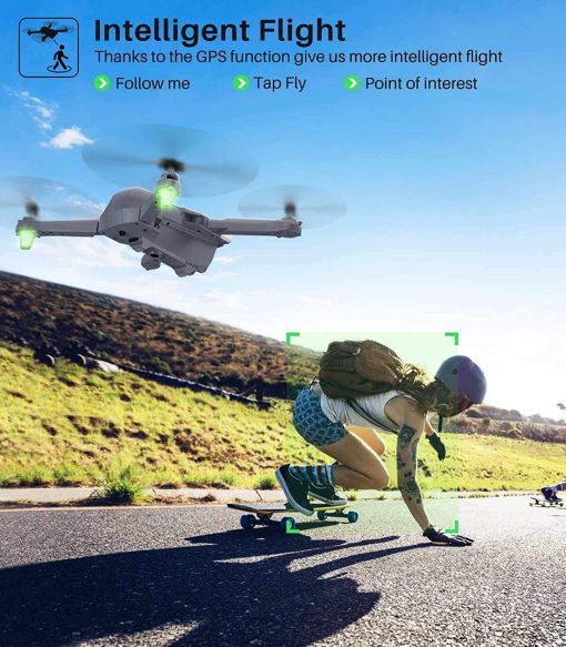 SYMA X500 4K HD Drone - with UHD Camera for Adults, Easy GPS Quadcopter for Beginner with 56mins Flight Time, Brush Motor, 5GHz FPV Transmission, Auto Return Home, Follow Me, Light Positioning, 2 Batteries Professional Camera Drone 5 SYMA X500 4K HD Drone - with UHD Camera for Adults, Easy GPS Quadcopter for Beginner with 56mins Flight Time, Brush Motor, 5GHz FPV Transmission, Auto Return Home, Follow Me, Light Positioning, 2 Batteries Professional Camera Drone - صورة SYMA X500 4K HD Drone - with UHD Camera for Adults, Easy GPS Quadcopter for Beginner with 56mins Flight Time, Brush Motor, 5GHz FPV Transmission, Auto Return Home, Follow Me, Light Positioning, 2 Batteries Professional Camera Drone - صورة 5