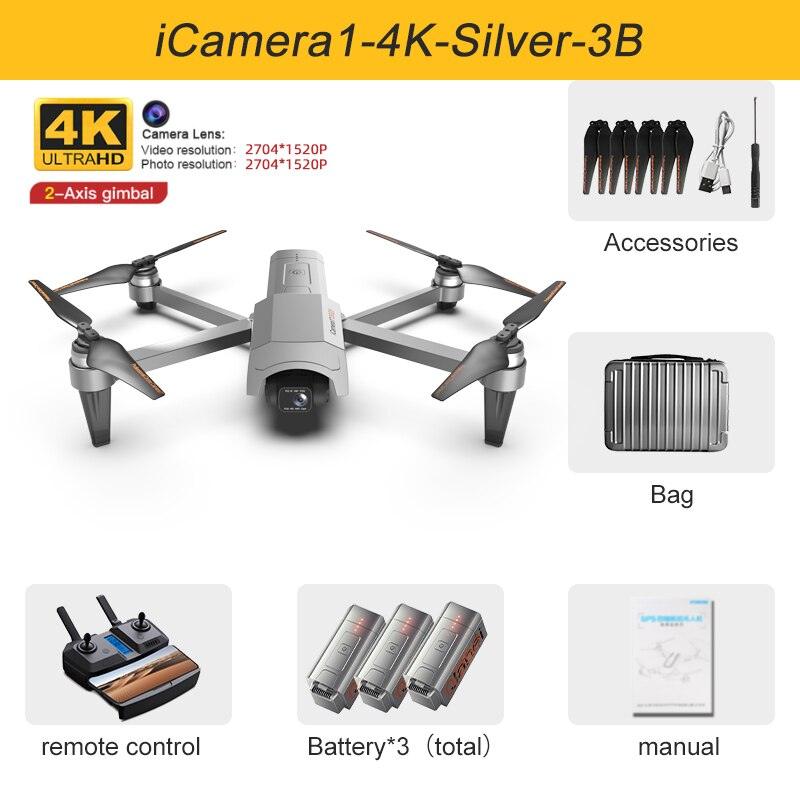 JINHENG iCamera1 GPS Drone - 4K HD Professional HD Camera 2-Axis Gimbal 5G WiFi FPV 30 Minutes 5KM RC Foldable Quadcopter Vs F11 Pro Professional Camera Drone 8 JINHENG iCamera1 GPS Drone - 4K HD Professional HD Camera 2-Axis Gimbal 5G WiFi FPV 30 Minutes 5KM RC Foldable Quadcopter Vs F11 Pro Professional Camera Drone — изображение 8