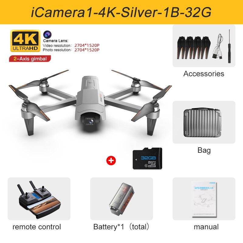 JINHENG iCamera1 GPS Drone - 4K HD Professional HD Camera 2-Axis Gimbal 5G WiFi FPV 30 Minutes 5KM RC Foldable Quadcopter Vs F11 Pro Professional Camera Drone 7 JINHENG iCamera1 GPS Drone - 4K HD Professional HD Camera 2-Axis Gimbal 5G WiFi FPV 30 Minutes 5KM RC Foldable Quadcopter Vs F11 Pro Professional Camera Drone — изображение 7