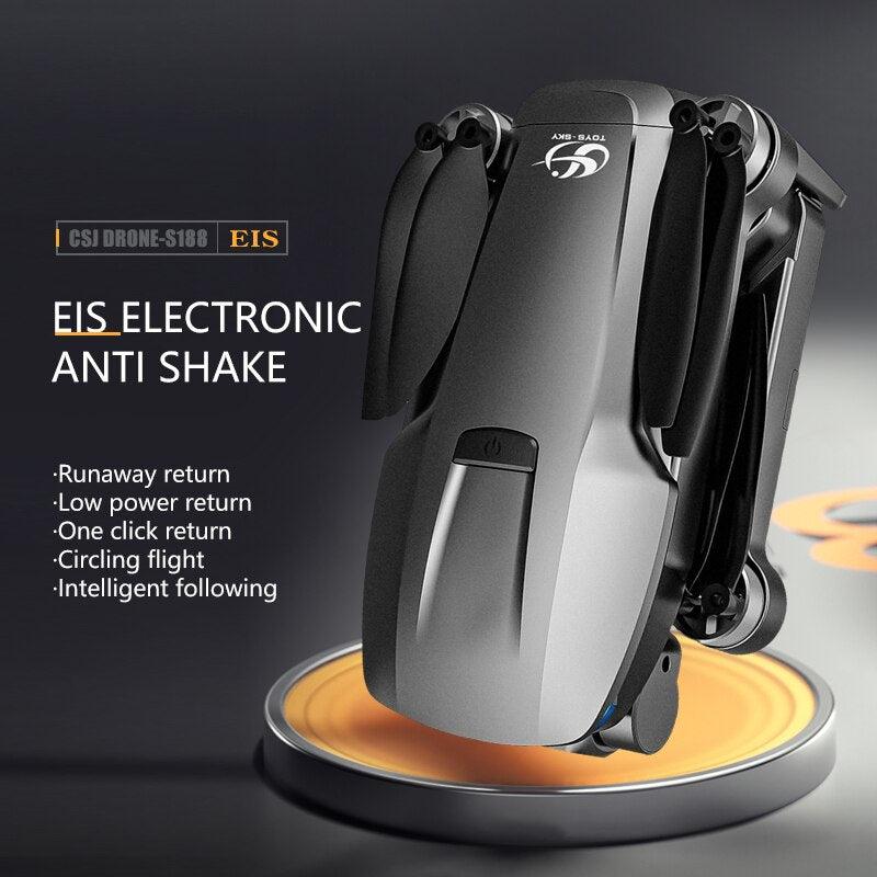 S188 Drone - Professional GPS 4K HD Drone True EIS 2-Axis Gimbal Drones 6K HD Camera Drones 5G FPV RC 1.5KM Brushless Motor Quadcopter Toys Professional Camera Drone 8 S188 Drone - Professional GPS 4K HD Drone True EIS 2-Axis Gimbal Drones 6K HD Camera Drones 5G FPV RC 1.5KM Brushless Motor Quadcopter Toys Professional Camera Drone - صورة S188 Drone - Professional GPS 4K HD Drone True EIS 2-Axis Gimbal Drones 6K HD Camera Drones 5G FPV RC 1.5KM Brushless Motor Quadcopter Toys Professional Camera Drone - صورة 8