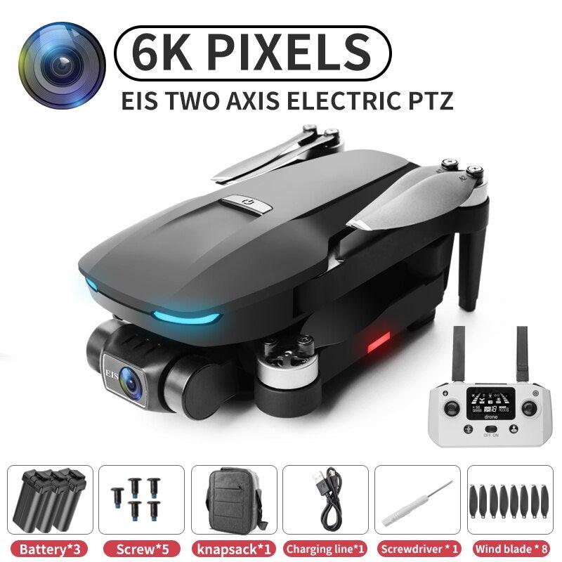 S188 Drone - Professional GPS 4K HD Drone True EIS 2-Axis Gimbal Drones 6K HD Camera Drones 5G FPV RC 1.5KM Brushless Motor Quadcopter Toys Professional Camera Drone 6 S188 Drone - Professional GPS 4K HD Drone True EIS 2-Axis Gimbal Drones 6K HD Camera Drones 5G FPV RC 1.5KM Brushless Motor Quadcopter Toys Professional Camera Drone - صورة S188 Drone - Professional GPS 4K HD Drone True EIS 2-Axis Gimbal Drones 6K HD Camera Drones 5G FPV RC 1.5KM Brushless Motor Quadcopter Toys Professional Camera Drone - صورة 6