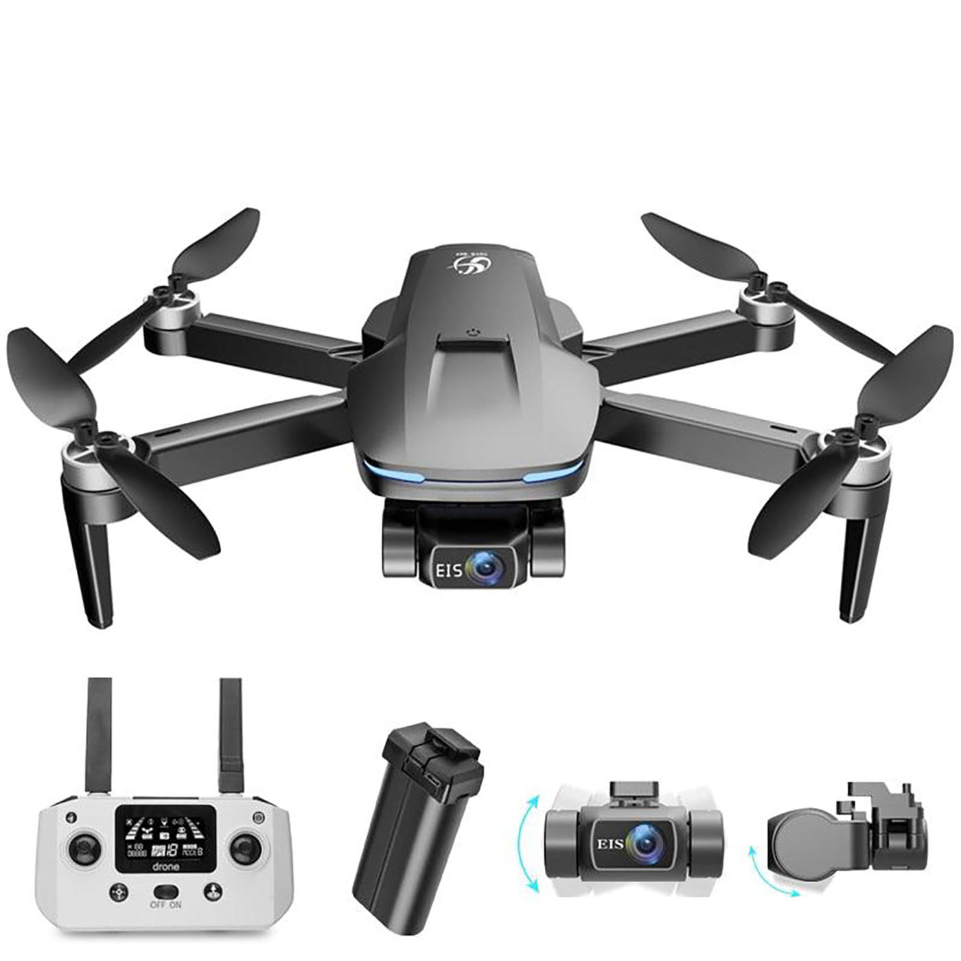 S188 Drone - Professional GPS 4K HD Drone True EIS 2-Axis Gimbal Drones 6K HD Camera Drones 5G FPV RC 1.5KM Brushless Motor Quadcopter Toys Professional Camera Drone 1 S188 Drone - Professional GPS 4K HD Drone True EIS 2-Axis Gimbal Drones 6K HD Camera Drones 5G FPV RC 1.5KM Brushless Motor Quadcopter Toys Professional Camera Drone