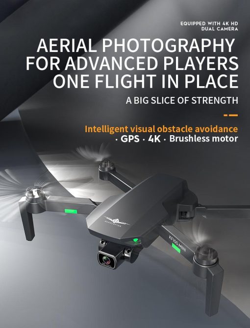 KF105 Drone - GPS 4K HD Camera Brushless Anti-Shake Photography Professional Image Transmission Foldable Quadcopter Professional Camera Drone 3 KF105 Drone - GPS 4K HD Camera Brushless Anti-Shake Photography Professional Image Transmission Foldable Quadcopter Professional Camera Drone — изображение 3