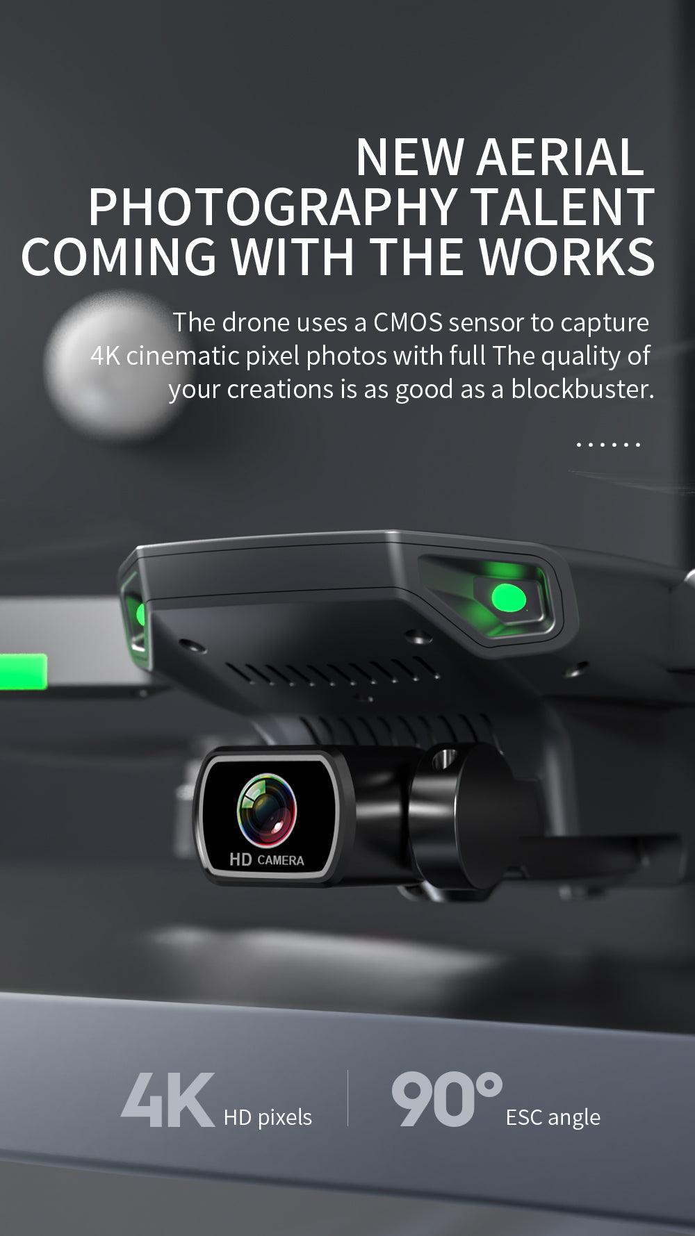 KF105 Drone - GPS 4K HD Camera Brushless Anti-Shake Photography Professional Image Transmission Foldable Quadcopter Professional Camera Drone 2 KF105 Drone - GPS 4K HD Camera Brushless Anti-Shake Photography Professional Image Transmission Foldable Quadcopter Professional Camera Drone - Image 2