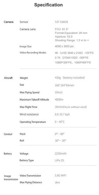 Funsnap Aerial Vehicle face tracking camera drones - AI Gesture Remote contorl GPS Foldable HD 1080P camera 3 Funsnap Aerial Vehicle face tracking camera drones - AI Gesture Remote contorl GPS Foldable HD 1080P camera - Image 3