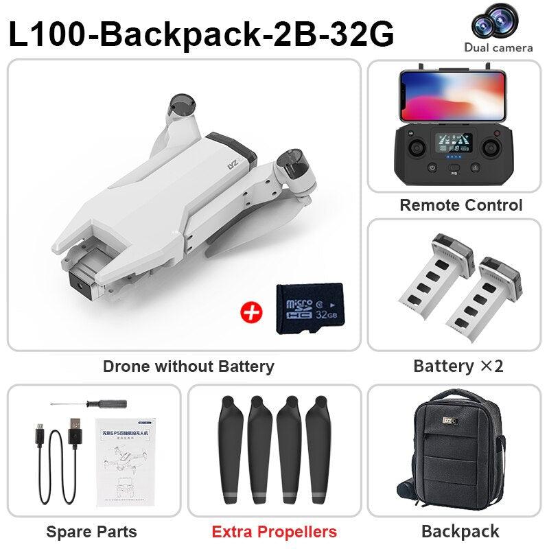 New L100 GPS V-type Drone - Professional Aerial HD Dual Camera EIS 2-Axis Gimbal V-type Double Rotor 30mins Long-Endurance RC Aircraft Professional Camera Drone 7 New L100 GPS V-type Drone - Professional Aerial HD Dual Camera EIS 2-Axis Gimbal V-type Double Rotor 30mins Long-Endurance RC Aircraft Professional Camera Drone - Image 7