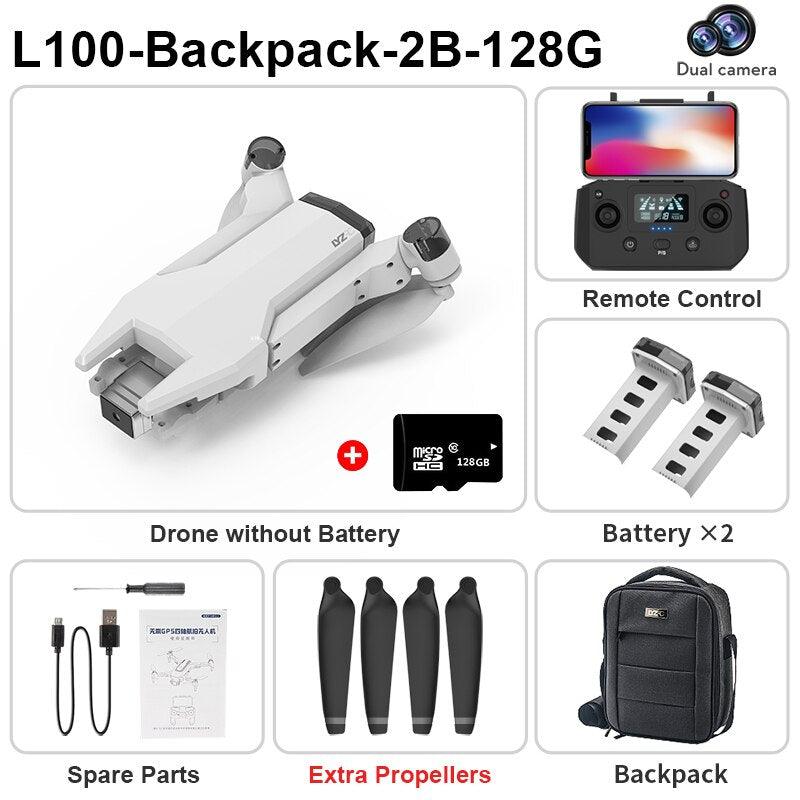 New L100 GPS V-type Drone - Professional Aerial HD Dual Camera EIS 2-Axis Gimbal V-type Double Rotor 30mins Long-Endurance RC Aircraft Professional Camera Drone 6 New L100 GPS V-type Drone - Professional Aerial HD Dual Camera EIS 2-Axis Gimbal V-type Double Rotor 30mins Long-Endurance RC Aircraft Professional Camera Drone - Image 6