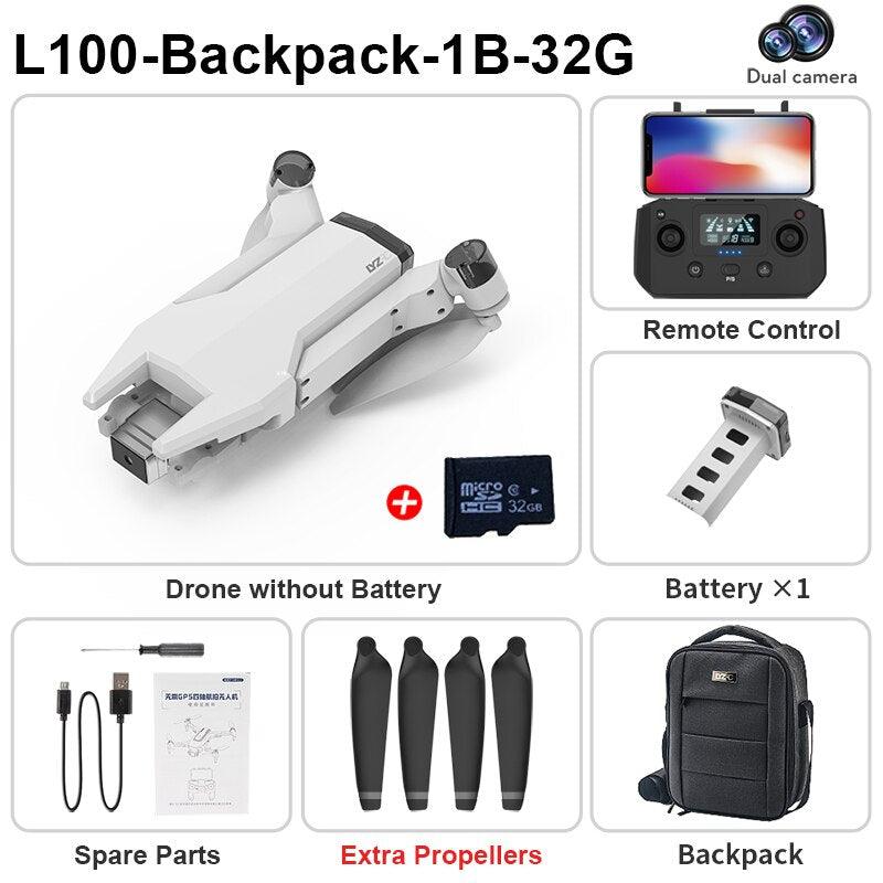 New L100 GPS V-type Drone - Professional Aerial HD Dual Camera EIS 2-Axis Gimbal V-type Double Rotor 30mins Long-Endurance RC Aircraft Professional Camera Drone 5 New L100 GPS V-type Drone - Professional Aerial HD Dual Camera EIS 2-Axis Gimbal V-type Double Rotor 30mins Long-Endurance RC Aircraft Professional Camera Drone - Image 5