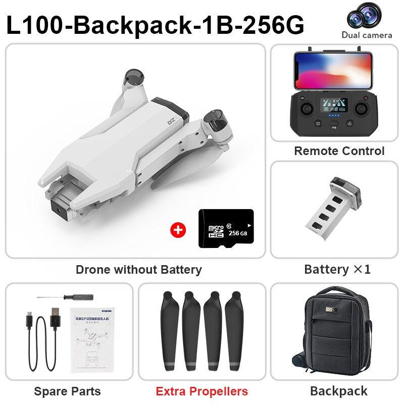 New L100 GPS V-type Drone - Professional Aerial HD Dual Camera EIS 2-Axis Gimbal V-type Double Rotor 30mins Long-Endurance RC Aircraft Professional Camera Drone 2 New L100 GPS V-type Drone - Professional Aerial HD Dual Camera EIS 2-Axis Gimbal V-type Double Rotor 30mins Long-Endurance RC Aircraft Professional Camera Drone - Image 2