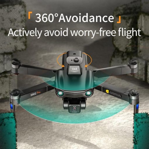 S802 Pro Drone - 4K HD Professional HD Camera GPS Laser Obstacle Avoidance 3-Axis Gimbal 5G WiFi FPV Dron RC Quadcopter Professional Camera Drone 27 S802 Pro Drone - 4K HD Professional HD Camera GPS Laser Obstacle Avoidance 3-Axis Gimbal 5G WiFi FPV Dron RC Quadcopter Professional Camera Drone - صورة S802 Pro Drone - 4K HD Professional HD Camera GPS Laser Obstacle Avoidance 3-Axis Gimbal 5G WiFi FPV Dron RC Quadcopter Professional Camera Drone - صورة 27
