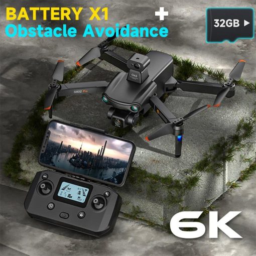 S802 Pro Drone - 4K HD Professional HD Camera GPS Laser Obstacle Avoidance 3-Axis Gimbal 5G WiFi FPV Dron RC Quadcopter Professional Camera Drone 10 S802 Pro Drone - 4K HD Professional HD Camera GPS Laser Obstacle Avoidance 3-Axis Gimbal 5G WiFi FPV Dron RC Quadcopter Professional Camera Drone - صورة S802 Pro Drone - 4K HD Professional HD Camera GPS Laser Obstacle Avoidance 3-Axis Gimbal 5G WiFi FPV Dron RC Quadcopter Professional Camera Drone - صورة 10