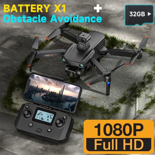 S802 Pro Drone - 4K HD Professional HD Camera GPS Laser Obstacle Avoidance 3-Axis Gimbal 5G WiFi FPV Dron RC Quadcopter Professional Camera Drone 9 S802 Pro Drone - 4K HD Professional HD Camera GPS Laser Obstacle Avoidance 3-Axis Gimbal 5G WiFi FPV Dron RC Quadcopter Professional Camera Drone - صورة S802 Pro Drone - 4K HD Professional HD Camera GPS Laser Obstacle Avoidance 3-Axis Gimbal 5G WiFi FPV Dron RC Quadcopter Professional Camera Drone - صورة 9