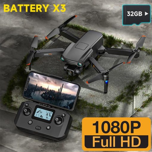 S802 Pro Drone - 4K HD Professional HD Camera GPS Laser Obstacle Avoidance 3-Axis Gimbal 5G WiFi FPV Dron RC Quadcopter Professional Camera Drone 3 S802 Pro Drone - 4K HD Professional HD Camera GPS Laser Obstacle Avoidance 3-Axis Gimbal 5G WiFi FPV Dron RC Quadcopter Professional Camera Drone - صورة S802 Pro Drone - 4K HD Professional HD Camera GPS Laser Obstacle Avoidance 3-Axis Gimbal 5G WiFi FPV Dron RC Quadcopter Professional Camera Drone - صورة 3