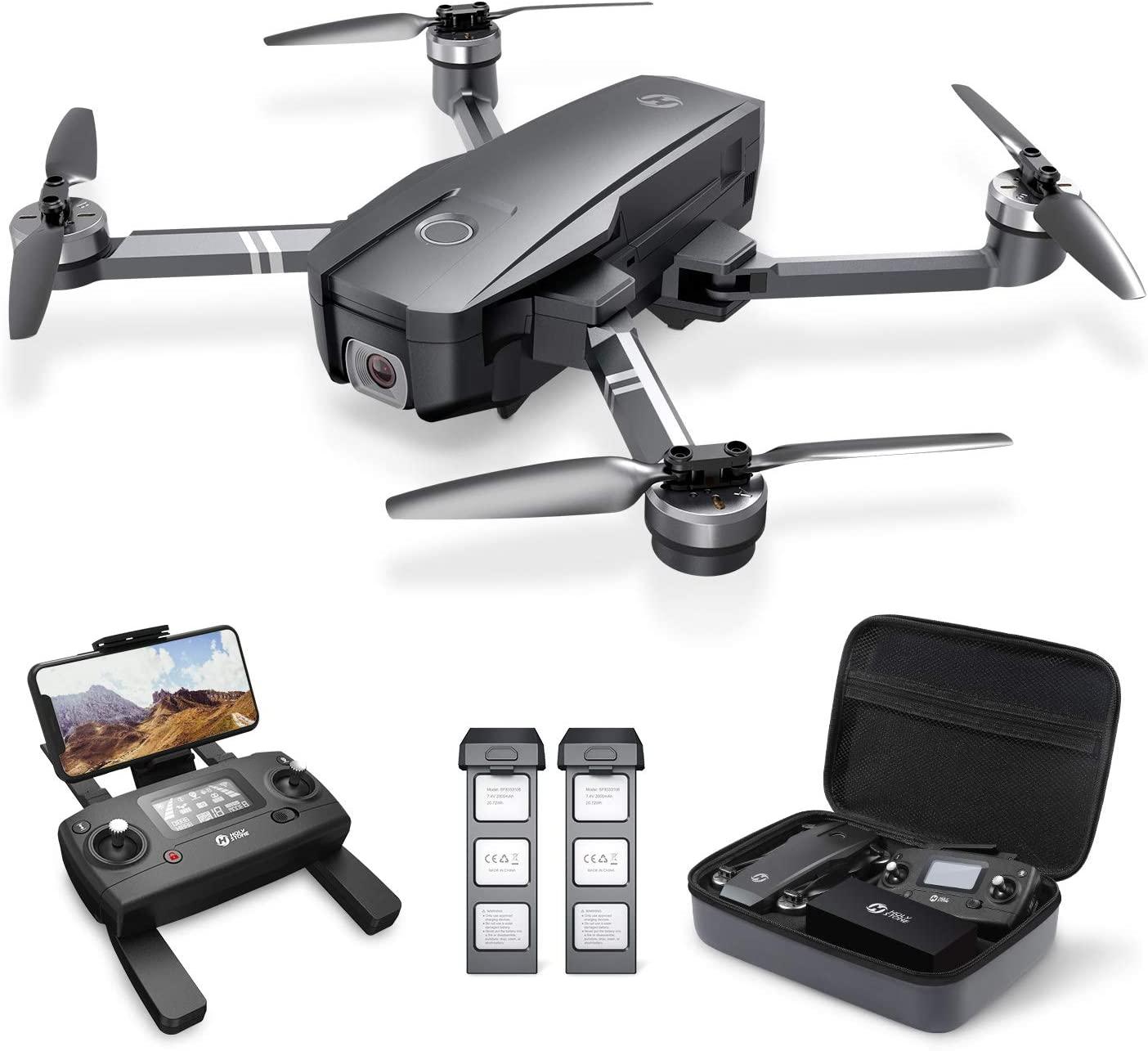 Holy Stone HS720 GPS Drone - with 4K HD UHD Camera for Adults, Quadcopter with Brushless Motor, Auto Return Home, Follow Me, 52 Minutes Flight Time, Long Control Range, Includes Carrying Bag Professional Camera Drone