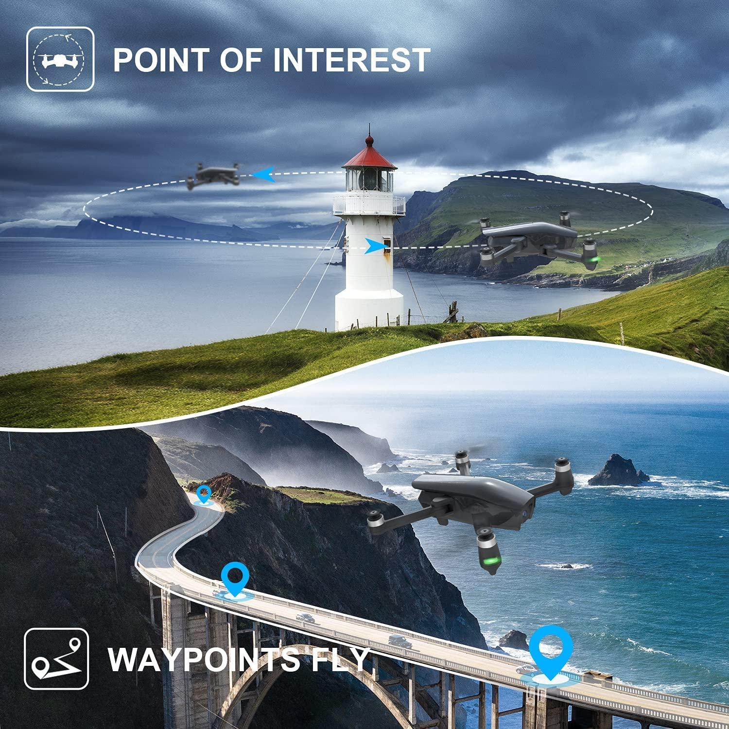 Holy Stone HS710 Drone - with Camera 4K, GPS FPV Foldable 5G Quadcopter for Beginners with Optical Flow Positioning, Auto Return Home, Follow Me, Brushless Motor, 50 Mins Long Flight Time Professional Camera Drone 6 Holy Stone HS710 Drone - with Camera 4K, GPS FPV Foldable 5G Quadcopter for Beginners with Optical Flow Positioning, Auto Return Home, Follow Me, Brushless Motor, 50 Mins Long Flight Time Professional Camera Drone - Image 6